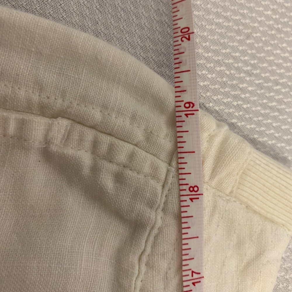 Chico’s white linen pants size 2.5 (size 14) - Picture 5 of 10